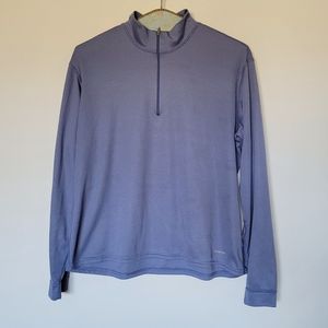 Patagonia Capilene Women's Purple Base Layer Long Sleeve 1/4 Zip Top